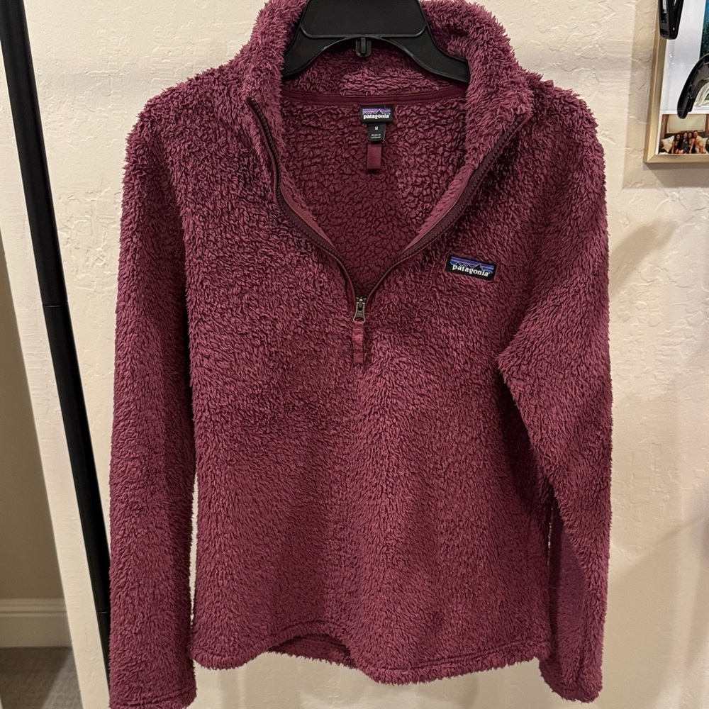 Patagonia Burgundy Fleece Jacket